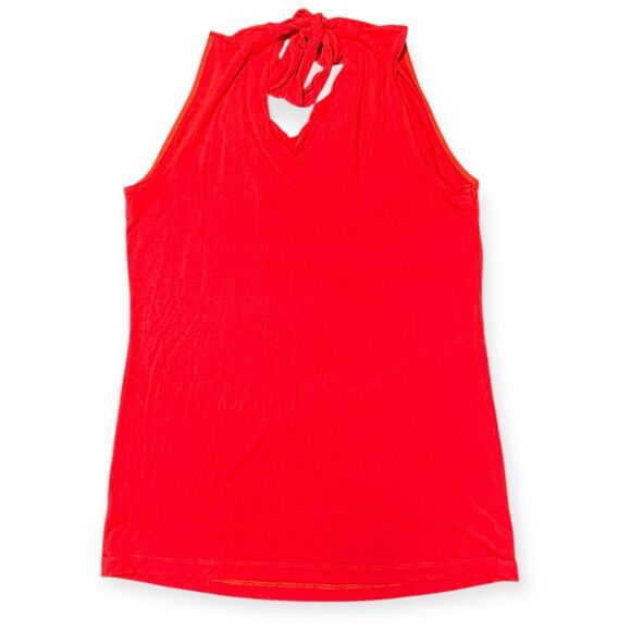 CABI Women’s Red Sleeveless Scarlet Tie-Back Tank Top Size Small Style #3051 - Picture 2 of 6